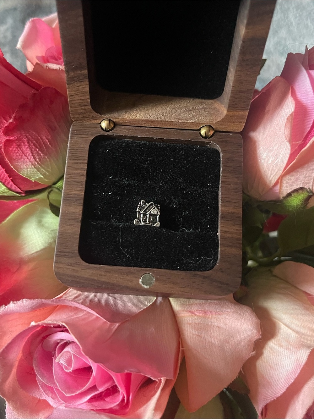 Origami Owl Silver House Charm